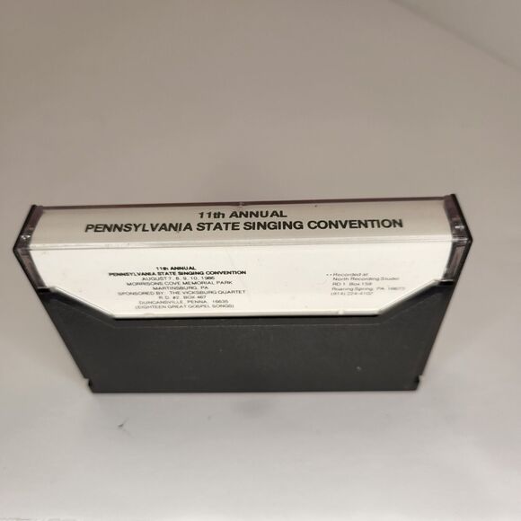 11th Annual Pennsylvania State Singing Convention 1986 Cassette Tape - Picture 2 of 2